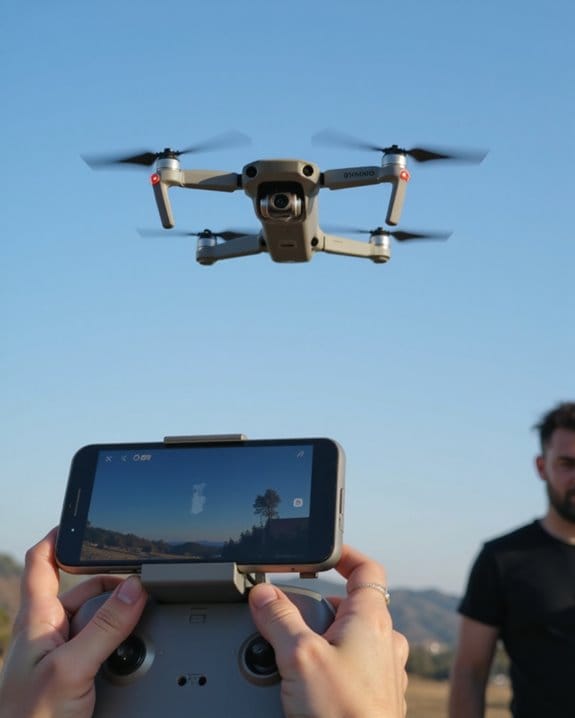 active operator controls drones
