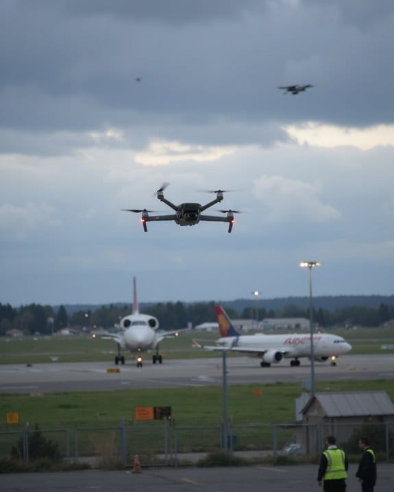drones banned in airports