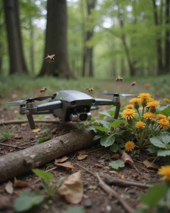 drones follow programmed instructions