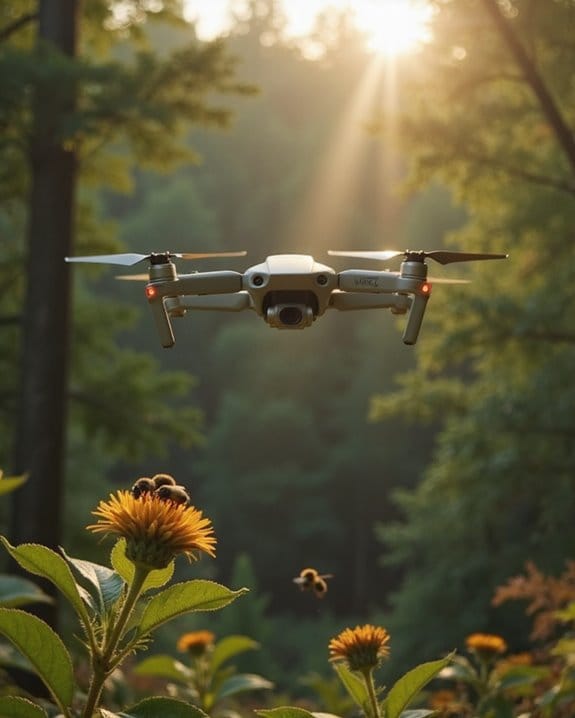 drones gathering food limits