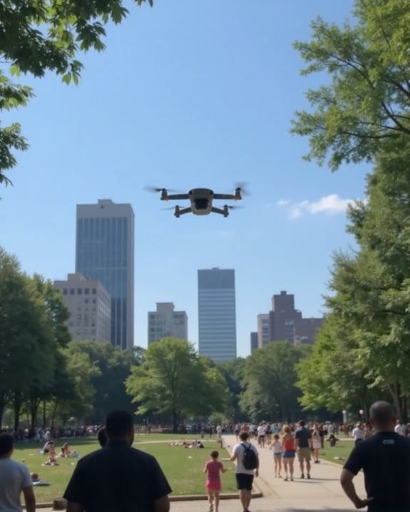 falling drones create hazards