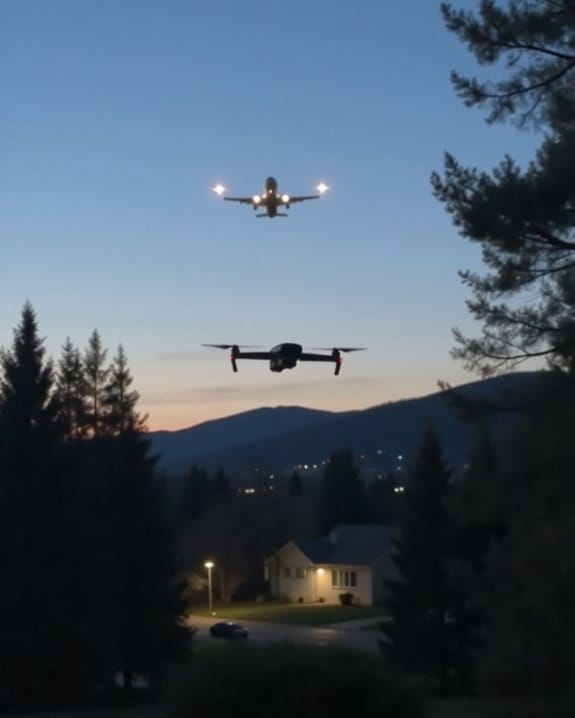 misidentifying aircraft as drones