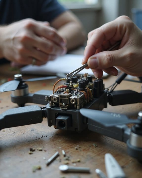 regular drone maintenance checks