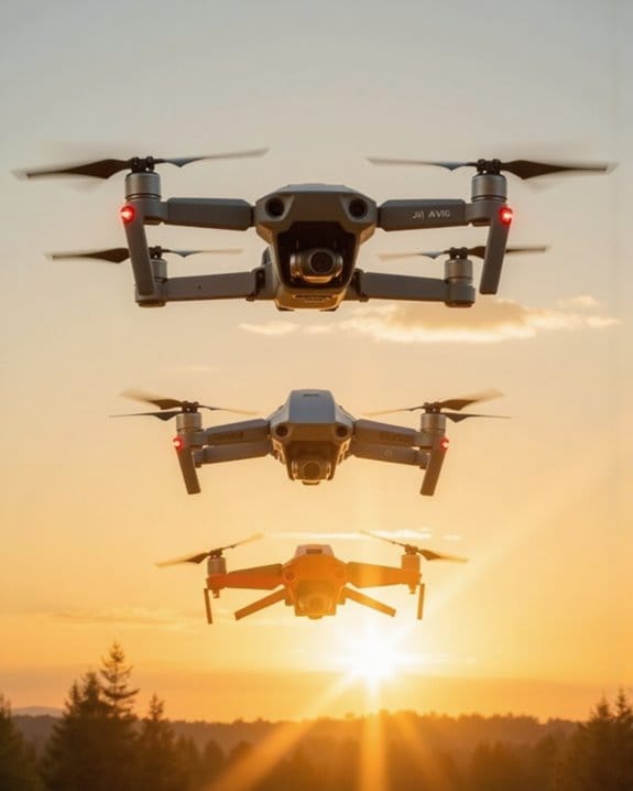 three best aerial drones