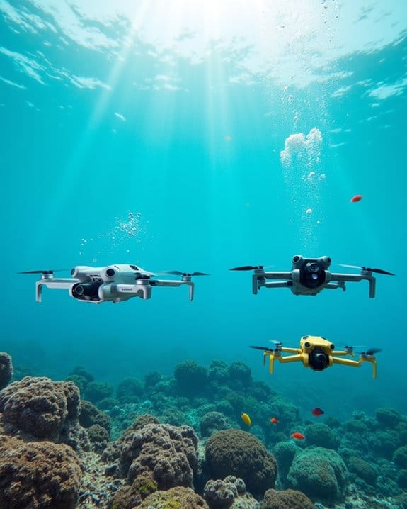 three best underwater drones