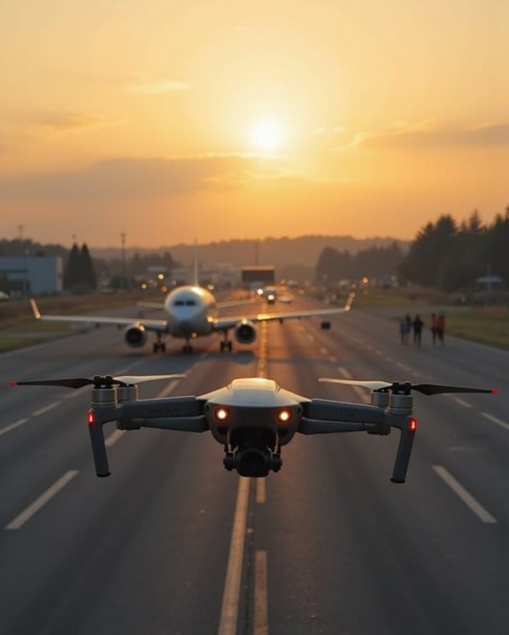 unauthorized drones threaten airports